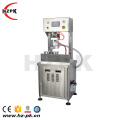 China semi automatic vacuum screw double chambers capping sealing machine for  vial glass bottle jar